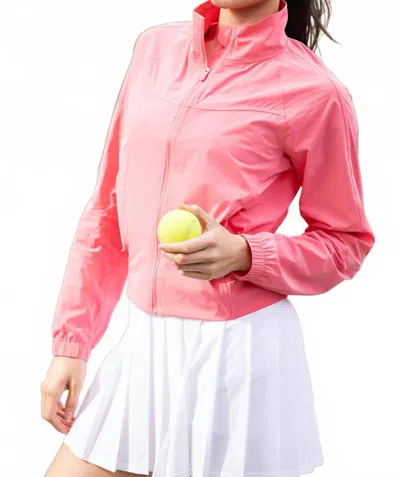 Rae Mode Lola Lightweight Jacket In Flamingo Pink