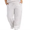 Rae Mode Luxe Curvy Pants In Light Heather Grey In Multi