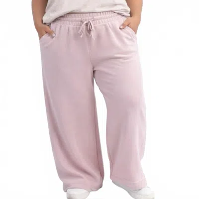 Rae Mode Luxe Curvy Pants In Mauve In Pink