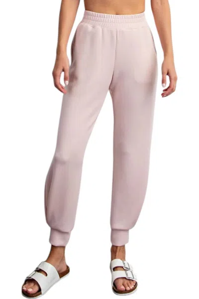 Rae Mode Modal Jogger Pants In Baby Pink