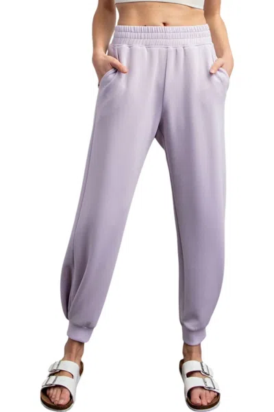 Rae Mode Modal Jogger Pants In Lavender In Purple