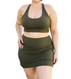 Rae Mode Next Move Sports Bra In Olive In Green