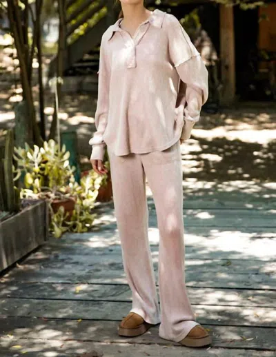 Rae Mode One Fine Day Luxury Lounge Set In Nude In Neutral