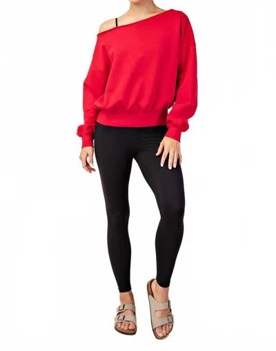 Rae Mode Right Where You Are Top In True Red