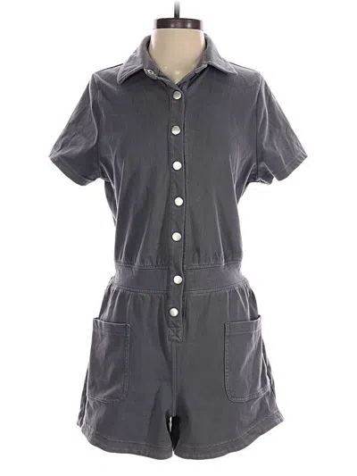 Pre-owned Rae Mode Romper In Gray