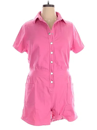 Pre-owned Rae Mode Romper In Pink