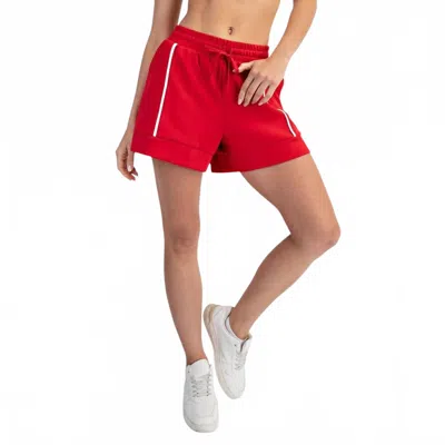 Rae Mode Scuba A-line Shorts In Red