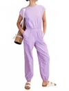 Rae Mode Sia Open Back Jumpsuit In Lavender In Purple