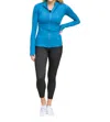 Rae Mode Staying Swift Activewear Jacket In Hawaiian Blue In Multi