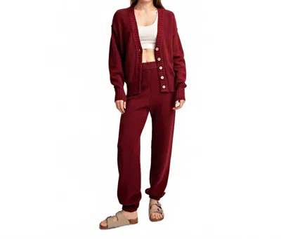 Rae Mode Stowe Set In Mahogany In Burgundy