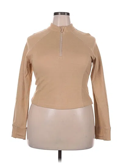 Pre-owned Rae Mode Turtleneck Sweater In Tan