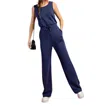 Rae Mode Women's Luxury Jumpsuit In Navy In Blue