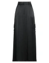 Rae Woman Maxi Skirt Black Size 6 Viscose In Black