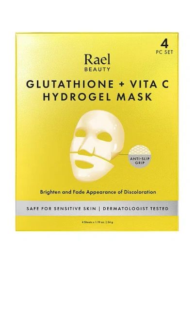 Rael Glutathione + Vitamin C Hydrogel Mask 4 Count In N,a