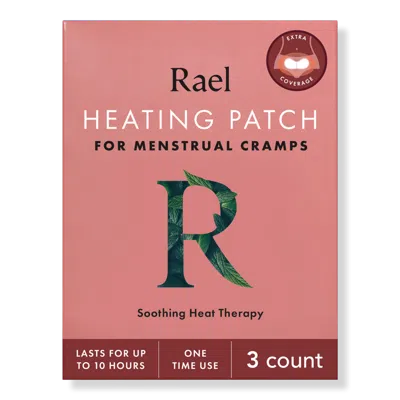 Rael Heating Patch For Menstrual Cramps - 3 Ct