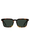 Raen Adin 54mm Polarized Sunglasses In Kola Tortoise/green Polar