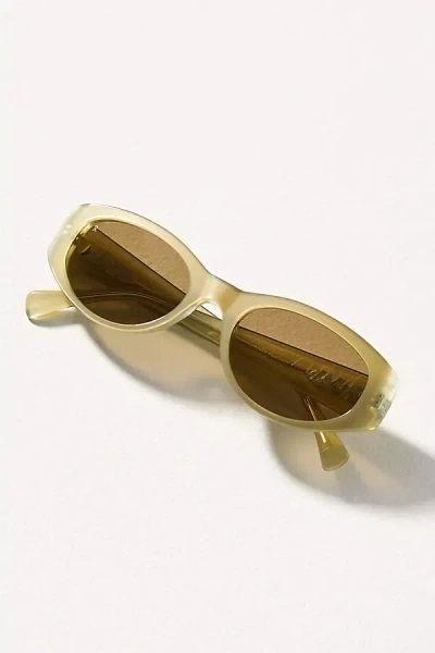 Raen Kwela Oval Sunglasses In Green