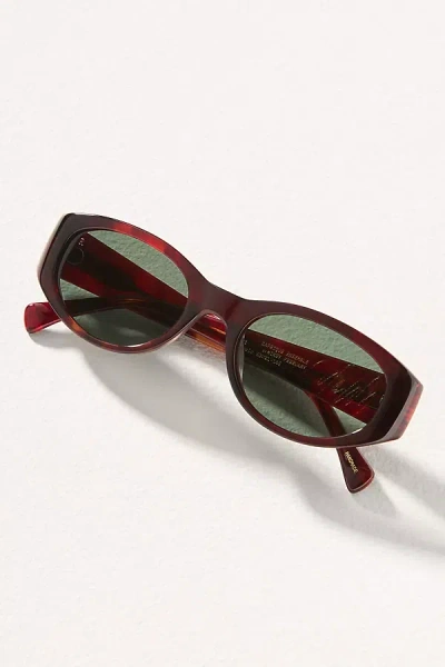Raen Kwela Oval Sunglasses In Brown