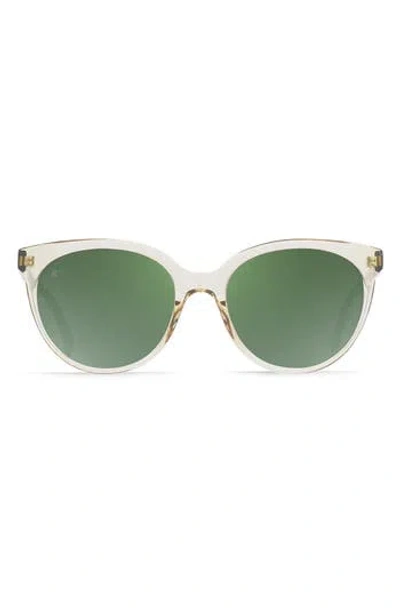 Raen Lily 54mm Cat Eye Sunglasses In Ginger/pewter Mirror