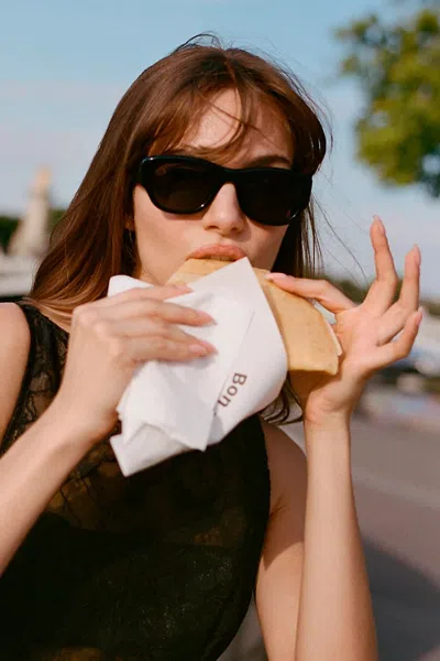 Raen Lonso Square Sunglasses In Black