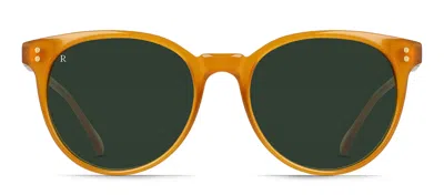 Raen Norie S091 Round Sunglasses In Orange