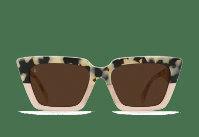 Raen Optics Women's Keera Cat-eye Sunglasses In Ivory Coral / Carob In Brown