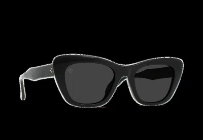 Raen Optics Women's Kimma Cat Eye Sunglasses In Recycled Black / Smoke Polarized