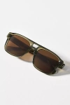 Raen Polarized Rifka Aviator Sunglasses In Green