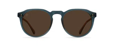 Raen Remmy 49 Pol S285 Round Polarized Sunglasses In Brown