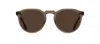 Raen Remmy 49 Pol S305 Round Polarized Sunglasses In Brown