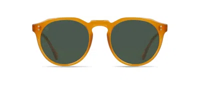 Raen Remmy 49 Pol S399 Round Polarized Sunglasses In Green