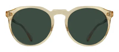 Raen Remmy 52 S047 Round Polarized Sunglasses In Green