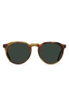 Raen Remmy Polarized Round Sunglasses In Brown
