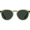 Raen Remmy Polarized Round Sunglasses In Cambria/green Polar
