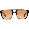 Raen Rifka 54mm Square Sunglasses In Recycled Black/spritz