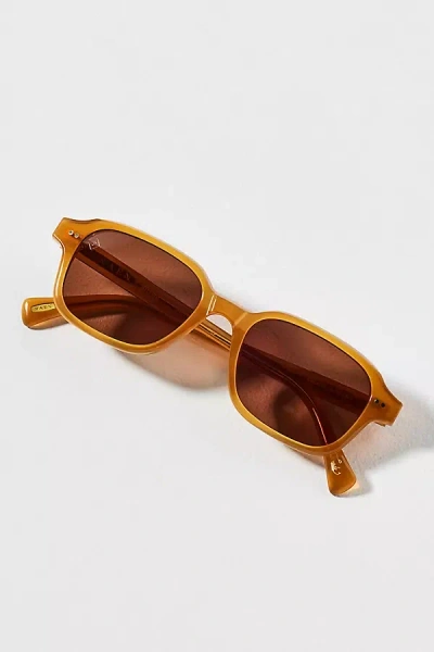 Raen Square Sunglasses In Brown