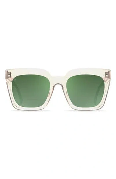 Raen Vine 54mm Square Sunglasses In Ginger/pewter Mirror