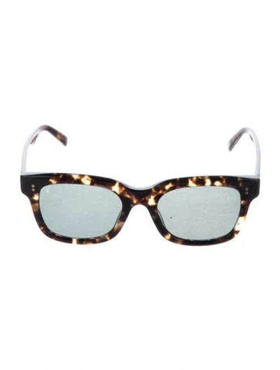 Pre-owned Raen Wayfarer Tinted Sunglasses In Brown/yellow