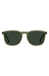 Raen Wiley Polarized Square Sunglasses In Cambria/green Polar