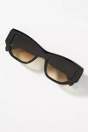Raen Ynez Rectangle Sunglasses In Black