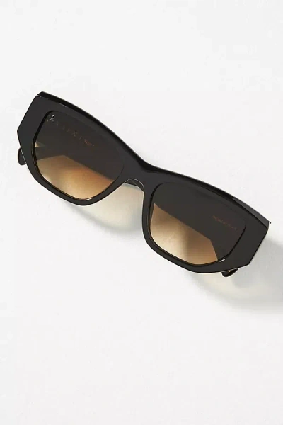 Raen Ynez Rectangle Sunglasses In Black