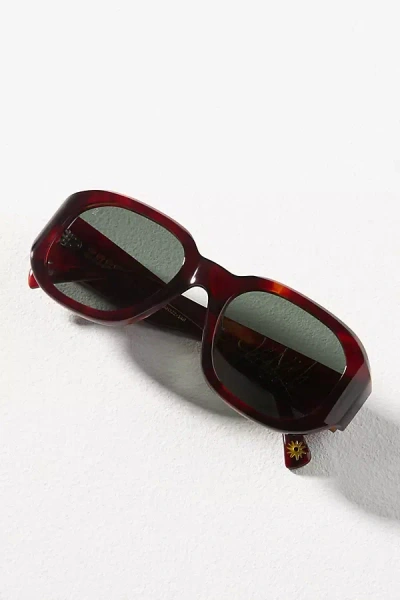 Raen Zouk Rectangle Sunglasses In Multi