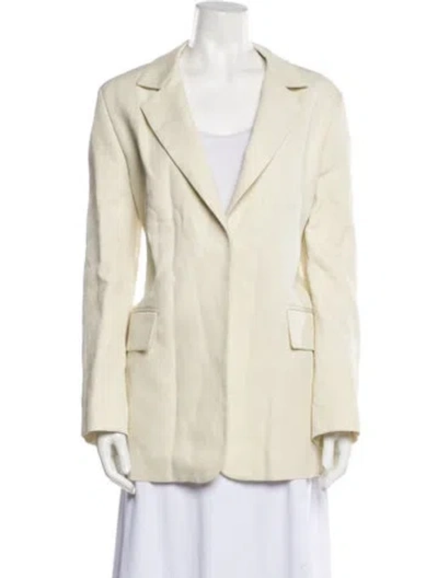 Pre-owned Raey Blazer In Neutral