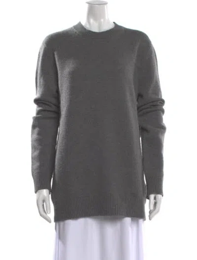 Pre-owned Raey Cashmere Crew Neck Sweater In Gray