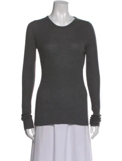 Pre-owned Raey Cashmere Crew Neck Sweater In Gray
