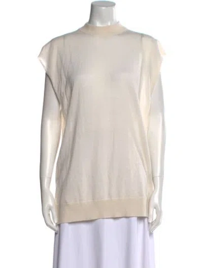 Pre-owned Raey Cashmere Crew Neck Sweater In Neutral