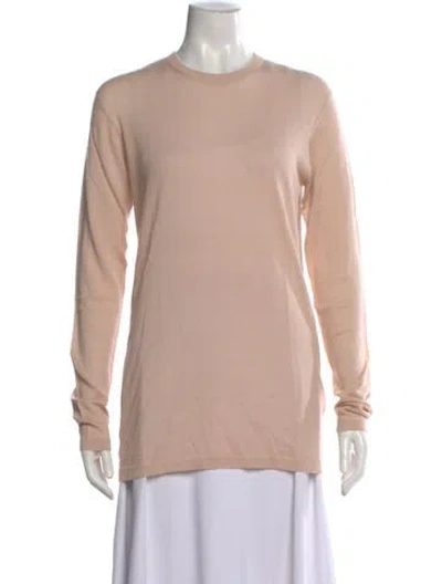 Pre-owned Raey Cashmere Crew Neck Sweater In Pink