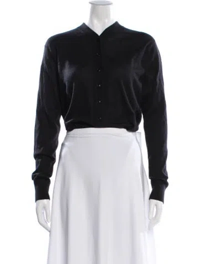 Pre-owned Raey Cashmere Crew Neck Sweater W/ Tags In Black