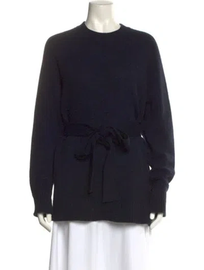 Pre-owned Raey Cashmere Mock Neck Sweater In Black