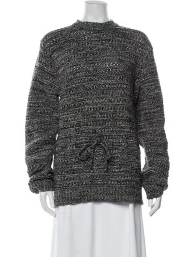Pre-owned Raey Cashmere Mock Neck Sweater In Gray